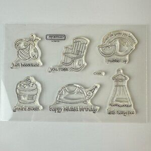 My Acrylix Pun Fun Occasions Decorative Stamps c1505